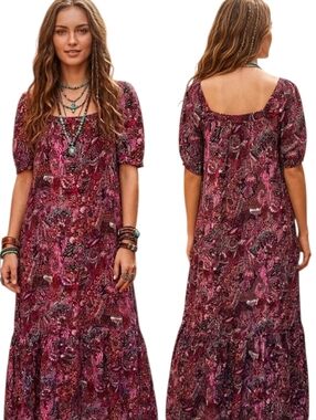 MAEVE ANTHROPOLOGIE "Lisabetta" Paisley Maxi Dress - Size XS
